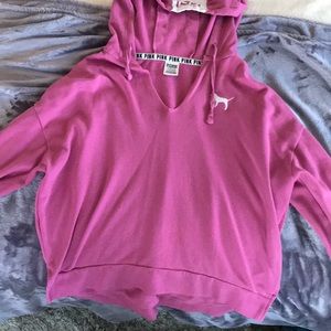 Cropped Victoria Secret Pink pullover